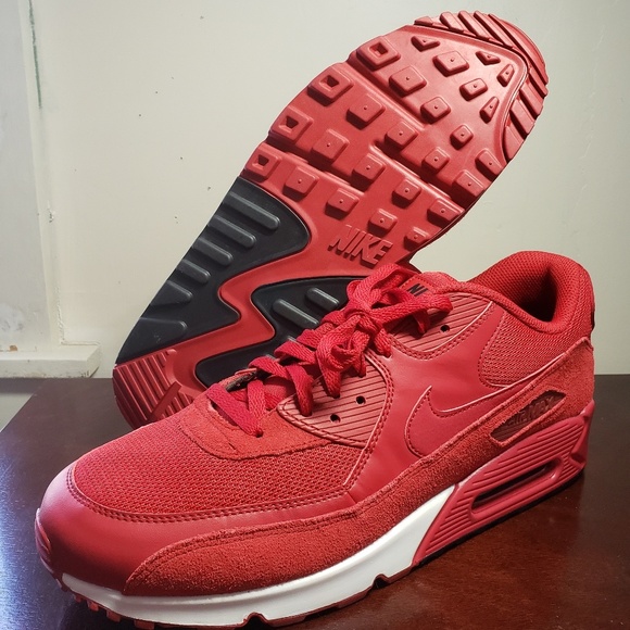 Nike Air Max 90 Gym Red 537384-604 Sz 14 - Picture 1 of 7